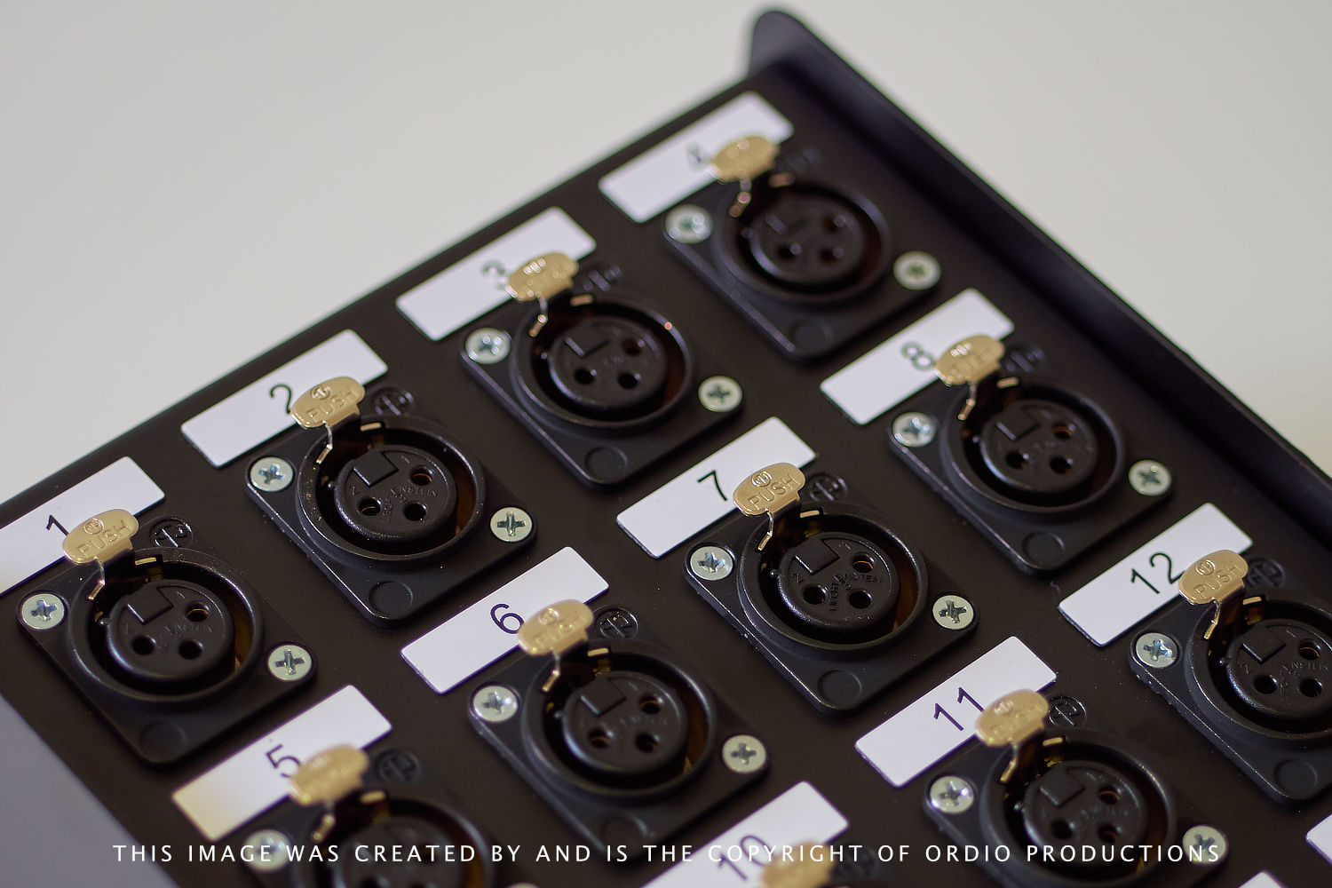 Custom Audio Stage Boxes XLR Custom Stage Boxes Ordio Cables