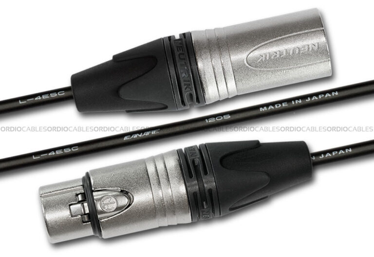 5-Pin Male XLR to 5-Pin Female XLR Stereo Cable