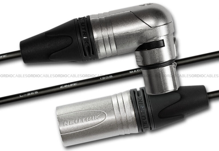Right Angle Header XLR Microphone Cable