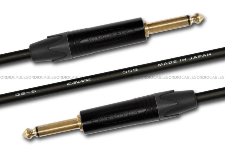 Neutrik Guitar Cable With Black-Gold Connectors