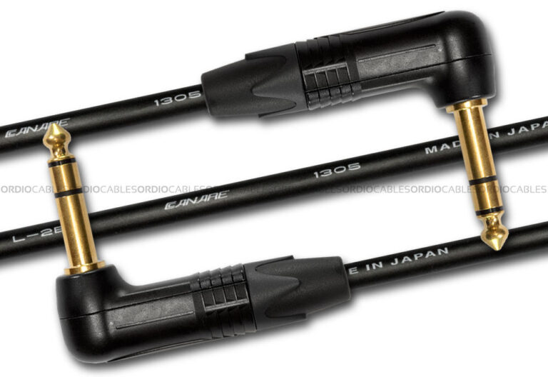 Right Angle Right Angle TRS Balanced Cable