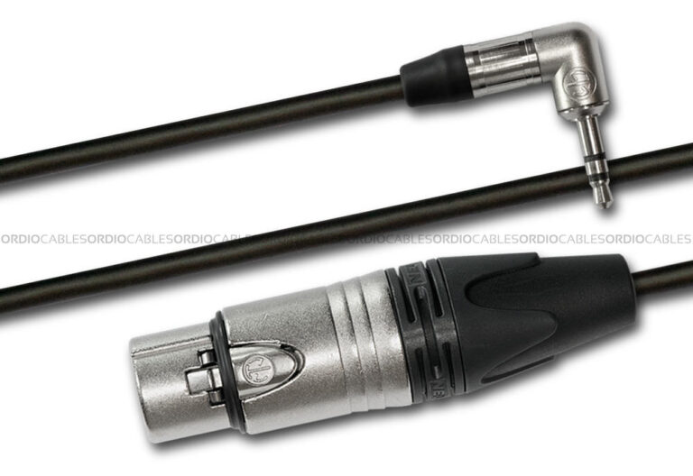 3.5mm TRS to Female XLR Camera Audio Cable