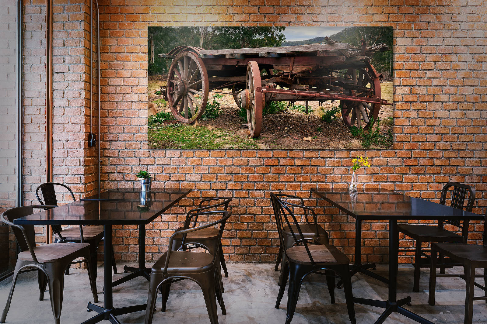 Old Rusty Cart Acoustic Panel